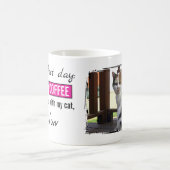 ペット大好き 猫 犬 コーヒー ピンク コーヒーマグカップ (中央)