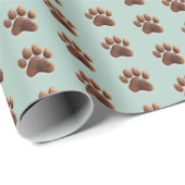 ペット好きだけでなく、ミントグリーン、ポーズ ラッピングペーパー (ロールコーナー)