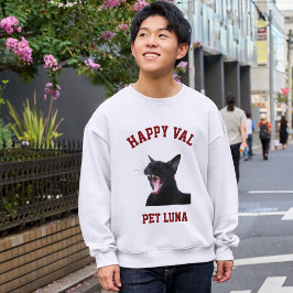 ペット好きな人へのバレンタインギフトDIY スウェットシャツ