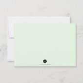 ペット好きの水彩札 招待状 (裏面)