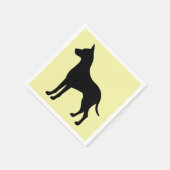 ペット好き スタンダードカクテルナプキン (角)