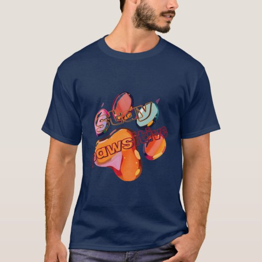 ペット好き：ステイかわいい01 Tシャツ (正面)