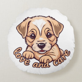 ペット好き ラウンドクッション