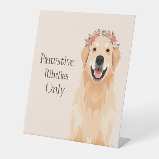 ペット好き 台座サイン (正面)