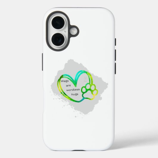 ペット好きiPhoneケース – 夏のハートスタイル Case-Mate iPhoneケース (裏面)