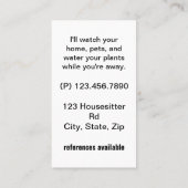 ペット工場を建てる 名刺 (裏面)