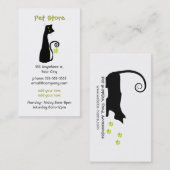 ペット店の名刺 名刺 (正面/裏面)