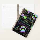 ペット座って、犬の歩く、グルーミングアポイントメント プランナー手帳 (ディスプレー)