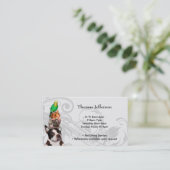 ペット座りサービス名刺 ロイヤリティカード (スタンド正面)