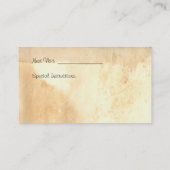 ペット座りサービス名刺 名刺 (裏面)