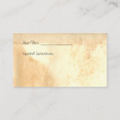 ペット座りサービス名刺 名刺 (裏面)