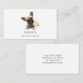 ペット座りサービス 名刺 (正面/裏面)