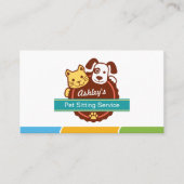 ペット座りサービス 名刺 (正面)