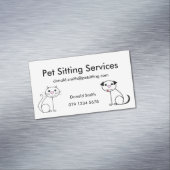 ペット座り名刺 マグネット名刺 (インサイチュ)