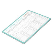 ペット座り時間 ノートパッド (アングル)