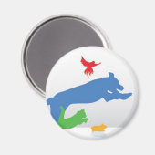 ペット座り マグネット (正面/裏面)