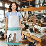 ペット座気に猫犬グルーミングパーソナライズされた エプロン<br><div class="desc">このデザインパーソナライズされたは、文字の追加カスタマイズまたは他の変更を行うオプションを選択することによって発生する場合がある。このもし商品はデザインを別の商品に移すオプションがあり、必要に応じてデザインを調整しもして下さい。colorflowcreations@gmail.comで連絡このデザインを受け取るもしか、またはサポートが必要な場合。www.facebook.com/colorflowcreations、www.instagram.com/colorflowcreations、www.twitter.com/colorflowart、後を追およびwww.pinterest.com/colorflowcreationsで自分のデザインや自分の情報を見る。</div>