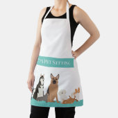 ペット座気に猫犬グルーミングパーソナライズされた エプロン (インサイチュ)