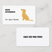 ペット廃棄物の除去 名刺 (正面/裏面)