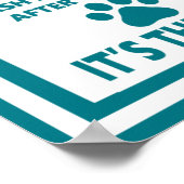 ペット廃棄物 – 表敬通知 ポスター (角)