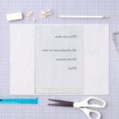 ペット御馳走のための逆転させたフランスのな原稿 薄葉紙 (クラフト)