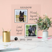 ペット恋しく思メモリーの写真を超えて アクリルサイン (ウェディング)