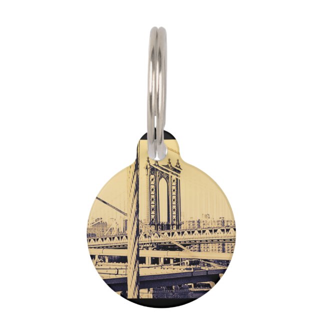 ペット恋人のブルックリンNYの版 ペット　ネームタグ (正面)