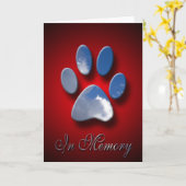 ペット悔やみや弔慰のグリーティングカード |ペットの死 カード (黄色い花)