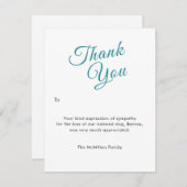 ペット悔やみや弔慰は応答の写真の平らなカード感謝していしています サンキューカード (正面/裏面)