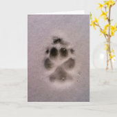 ペット悔やみや弔慰または救助カード(犬) カード (黄色い花)