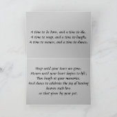 ペット悔やみや弔慰カードの死 カード (内部)