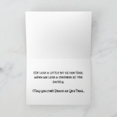 ペット悔やみや弔慰カード-マルタ犬の祈ること カード (内部)