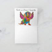 ペット悔やみや弔慰グリーティングカード カード (内部)