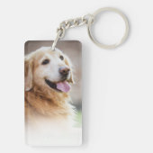 ペット悔やみや弔慰ペットロス犬ペット記念碑 キーホルダー (裏面)