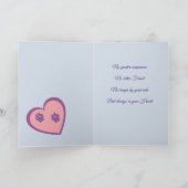 ペット悔やみや弔慰レインボーカード カード (内部)