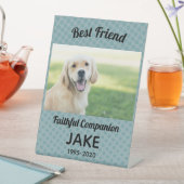 ペット悔やみや弔慰写真記念 台座サイン (インサイチュ)