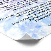 ペット悔やみや弔慰詩プリントバリューポスター（マット） ポスター (角)