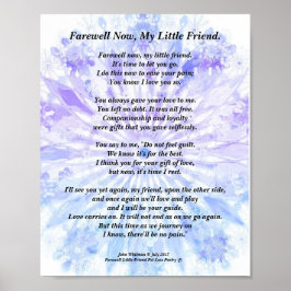 ペット悔やみや弔慰詩プリントバリューポスター（マット） ポスター