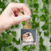 ペット悔やみや弔慰遺跡写真 キーホルダー (手)