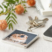 ペット悔やみや弔慰遺跡写真 キーホルダー (側面)