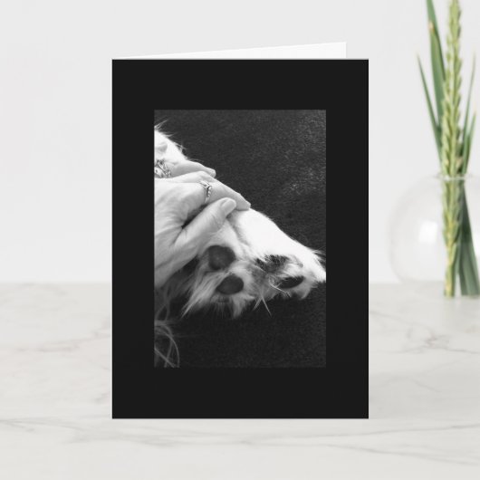 ペット悔やみや弔慰 カード (正面)