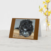 ペット悔やみや弔慰 カード (黄色い花)