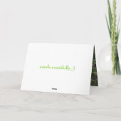 ペット悔やみや弔慰 – ラブリー薄紫ブッシュカード カード (裏面)