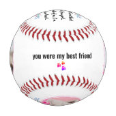 ペット愛好家のためのペット記念品 野球ボール (裏面)