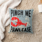 ペット愛好家のための赤いロブスターデザイン クッション (ブランケット)