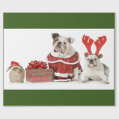 ペット愛好家クリスマスギフトラッピング紙 ラッピングペーパー (フラット)