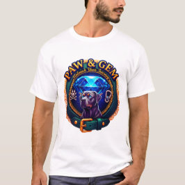 ペット愛溢れるラグジュアリー・アドベンチャーTシャツ Tシャツ