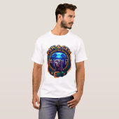 ペット愛溢れるラグジュアリー・アドベンチャーTシャツ Tシャツ (正面フル)