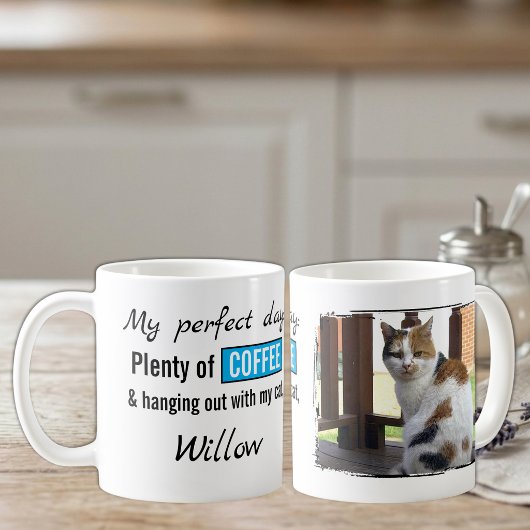 ペット愛猫犬コーヒーブルー コーヒーマグカップ
