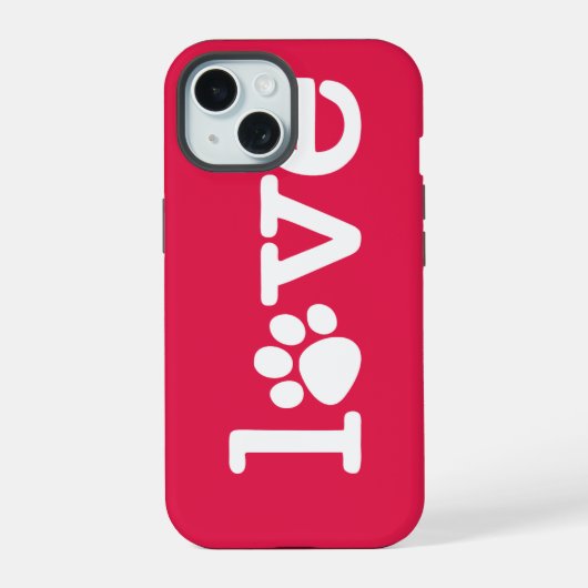 ペット愛 iPhone 15ケース (裏面)